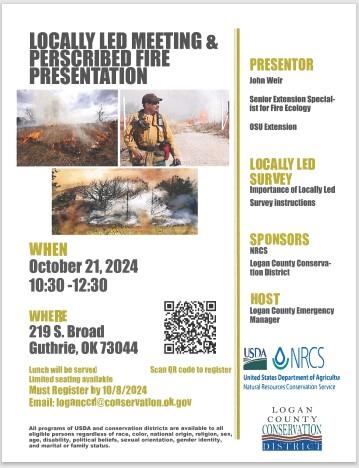 Locally Led Meeting & Prescribed Fire Presentation