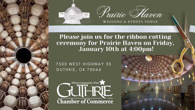 Ribbon Cutting for Prairie Haven Events