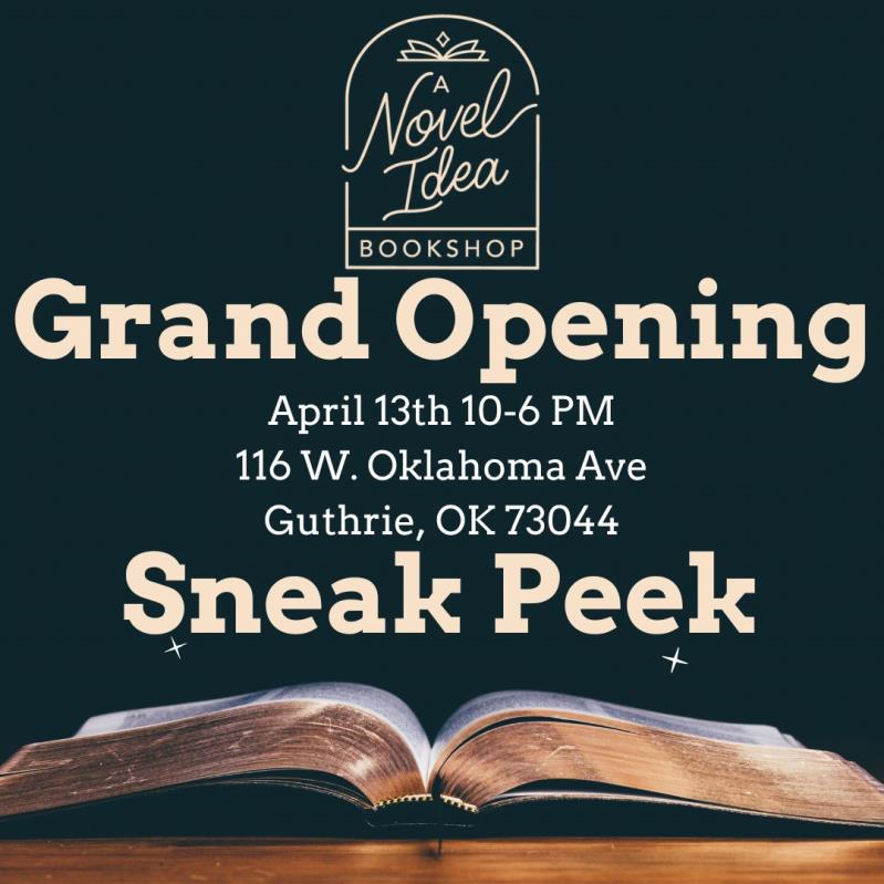 A Novel Idea Bookshop's Grand Opening!