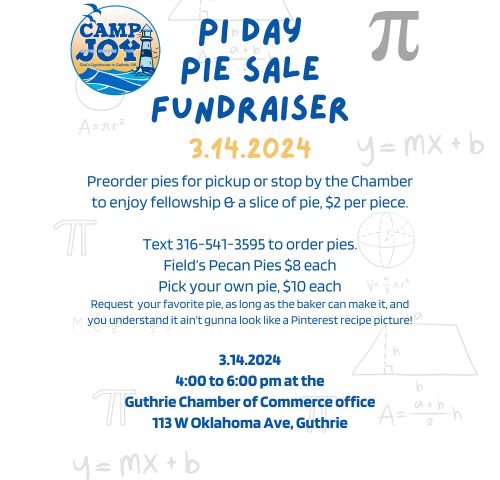 Pi Day Pie Sale - Camp JOY Fundraiser