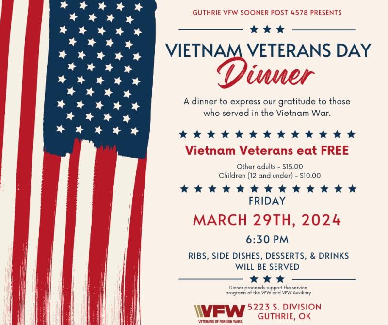 Vietnam Veteran's Day Dinner