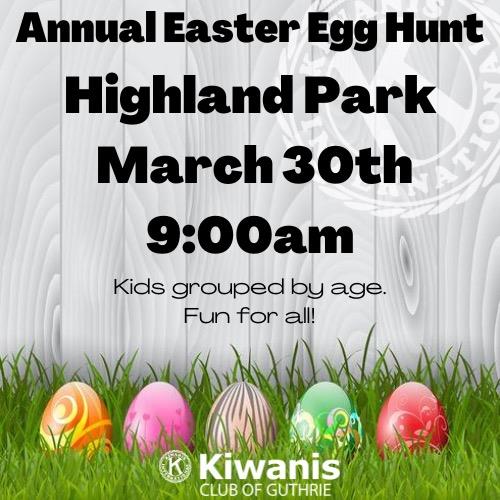 Kiwanis Annual Easter Egg Hunt