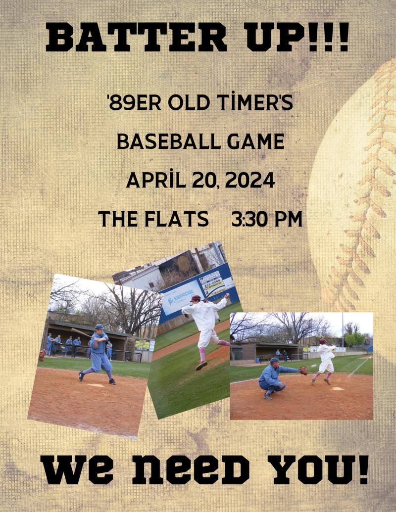 89ers Old Timers Baseball Game